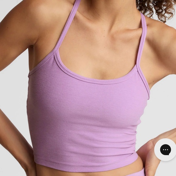 Beyond Yoga Spacedye Slim Lilac Purple Racerback Tank Top - Picture 1 of 6